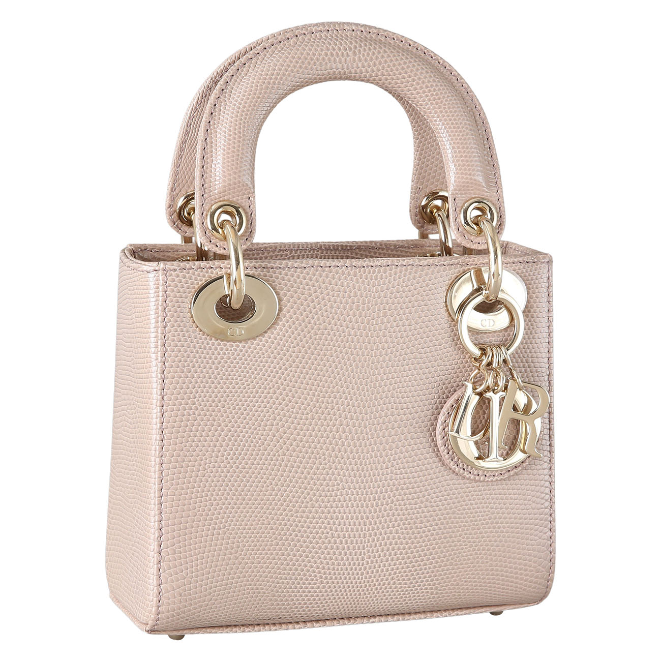 CHRISTIAN DIOR(USED)크리스찬디올 리자드 레이디디올 미니 백